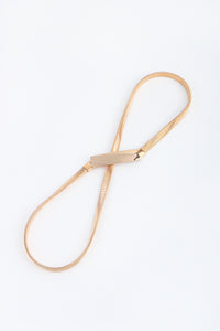 Thumbnail for Elastic Iron Skinny Belt