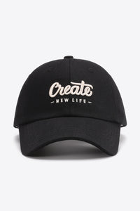 Thumbnail for CREATE NEW LIFE Adjustable Cotton Baseball Cap