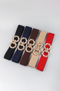 Thumbnail for Zinc Alloy Buckle Elastic Belt