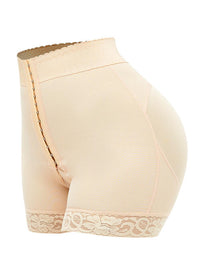 Thumbnail for Full Size Lace Detail Hook-and-Eye Shaping Shorts