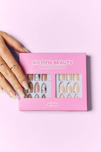Thumbnail for SO PINK BEAUTY Press On Nails 2 Packs