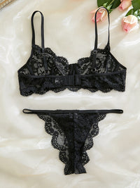 Thumbnail for Hollow Lace Lingerie Set
