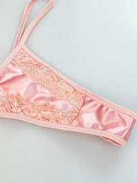Thumbnail for Four-Piece Satin Lingerie Set