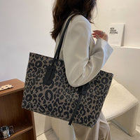 Thumbnail for PU Leather Leopard Tote Bag