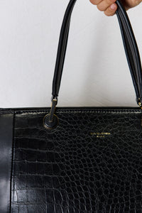 Thumbnail for David Jones Texture PU Leather Handbag