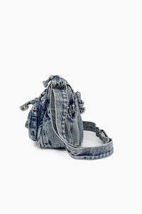 Thumbnail for Adjustable Strap Denim Crossbody Bag