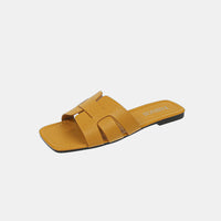 Thumbnail for Open Toe PU Leather Sandals