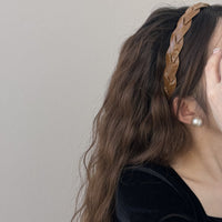 Thumbnail for PU Leather Braided Hair Headband