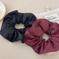 Thumbnail for 4 Piece PU Leather Elastic Hair Scrunchy