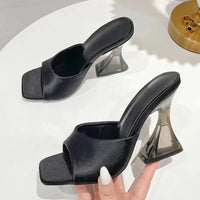 Thumbnail for Open Toe High Heel Sandals