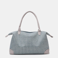 Thumbnail for Houndstooth Canvas Travel Bag