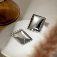 Thumbnail for Stainless Steel Rectangular Stud Earrings