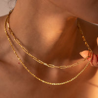 Thumbnail for 18K Gold-Plated Double Layered Necklace