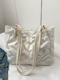 Thumbnail for Textured Polyester Shoulder Bag