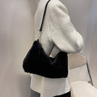 Thumbnail for Faux Fur Removable Strap Shoulder Bag