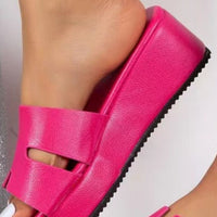 Thumbnail for Open Toe Wedge Sandals