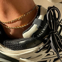 Thumbnail for Stainless Steel Twist Chain Ankle Bracelet