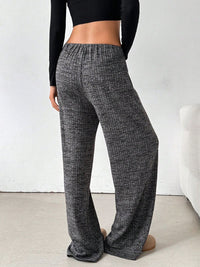 Thumbnail for Tied Striped Wide Leg Pants