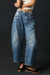 Thumbnail for Wide Leg Jeans with Pockets