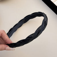 Thumbnail for PU Leather Braided Hair Headband