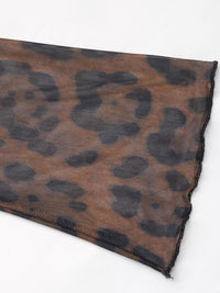 Thumbnail for Perfee Leopard V-Neck Lace Bodysuit