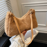 Thumbnail for Faux Fur Removable Strap Shoulder Bag