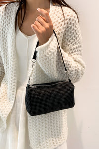 Thumbnail for Openwork Crossbody Bag with Removable Strap