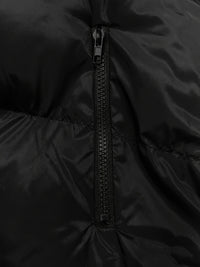 Thumbnail for Drawstring Zip Up Hooded Longline Vest Coat