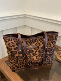 Thumbnail for Leopard Polyester Tote Bag