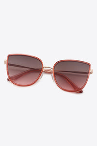 Thumbnail for Full Rim Metal-Plastic Hybrid Frame Sunglasses