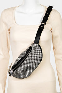 Thumbnail for Fame Pave Rhinestone Crossbody Bag