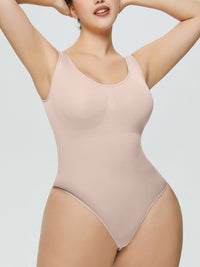 Thumbnail for Scoop Neck Wide Strap Shaping Bodysuit