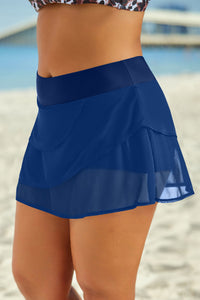 Thumbnail for Elastic Waist Swim Skirt