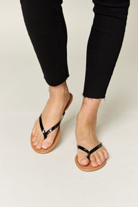 Thumbnail for WILD DIVA PU Leather Open Toe Sandals