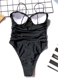 Thumbnail for Ruched Sweetheart Neck One-Piece Swimwear
