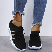 Thumbnail for Breathable Mesh Lace Up Sneakers