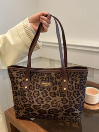 Thumbnail for Leopard Polyester Tote Bag