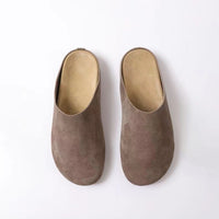 Thumbnail for Suede Round Toe Slip-Ons