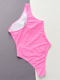 Thumbnail for Contrast Panel One-Piece Swimsuit