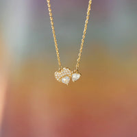 Thumbnail for 18K Gold-Plated 925 Sterling Silver Zircon Heart Necklace