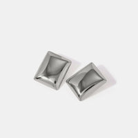 Thumbnail for Stainless Steel Rectangular Stud Earrings