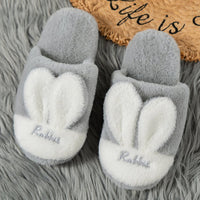 Thumbnail for Rabbit Ears Round Toe Slippers