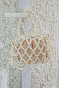 Thumbnail for Pearl Polyester Crossbody Bag