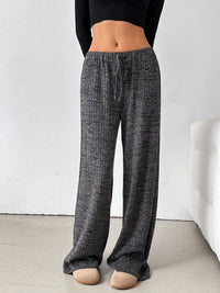 Thumbnail for Tied Striped Wide Leg Pants