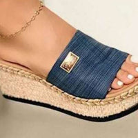 Thumbnail for PU Leather Open Toe Sandals