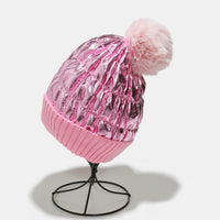 Thumbnail for Thermal Knit Hat with Pompom