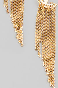 Thumbnail for Fame Mini Chain Dangle Fringe Earrings