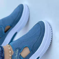 Thumbnail for Round Toe Platform Sneakers