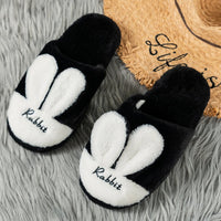 Thumbnail for Rabbit Ears Round Toe Slippers