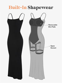 Thumbnail for Basic Bae Built-In Shapewear Sleeveless Maxi Dress